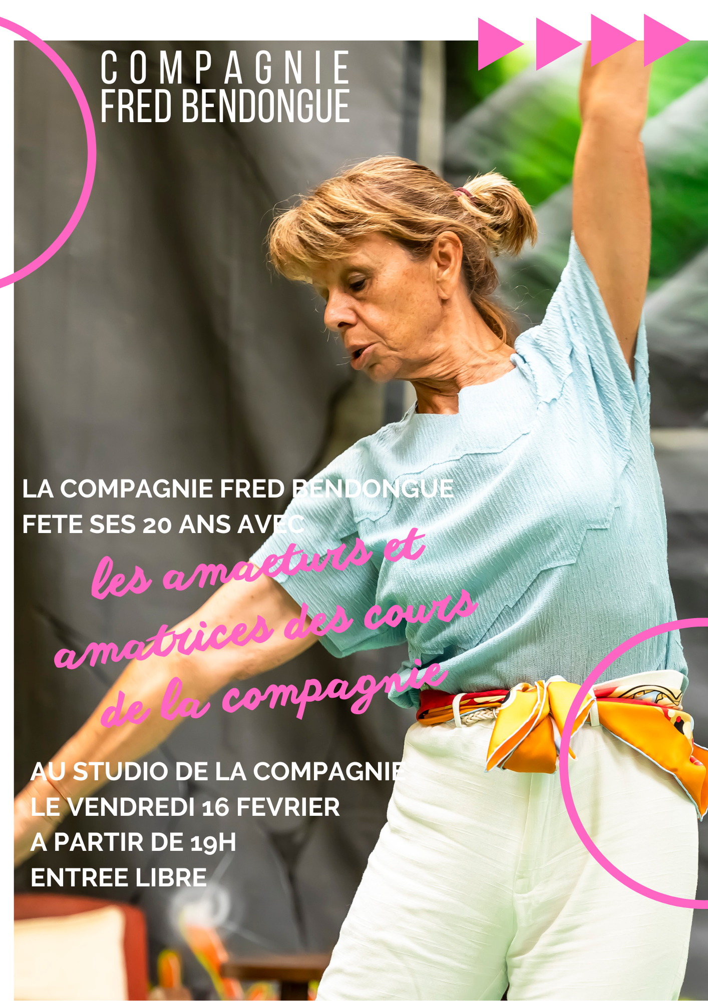 Affiche 16fev Vendredis de la danse